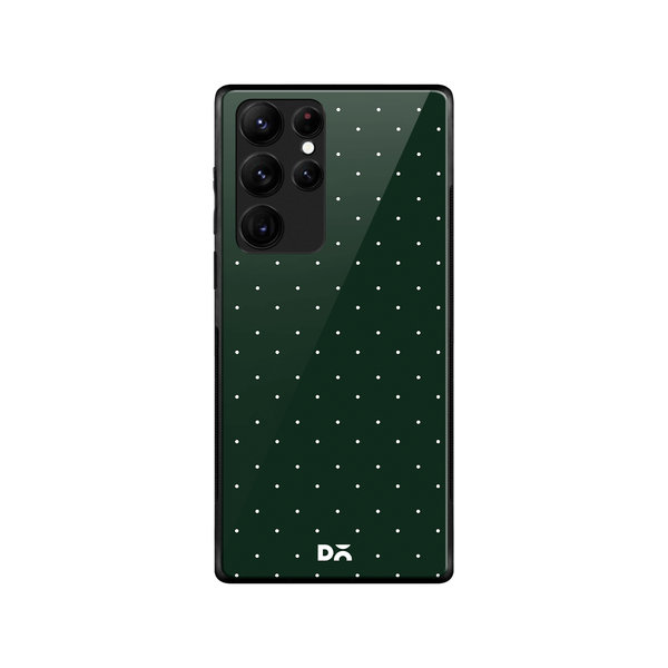 DailyObjects Constellation Dots Bottle Green Glass Case Cover For Samsung Galaxy S22 Ultra