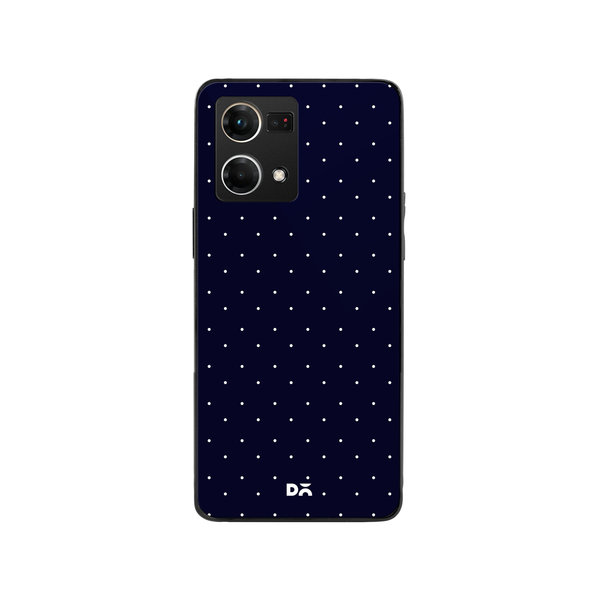 

DailyObjects Constellation Dots Navy Glass Case Cover For Oppo F21 Pro
