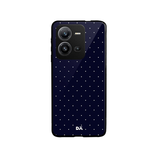 

DailyObjects Constellation Dots Navy Glass Case Cover For Vivo V25