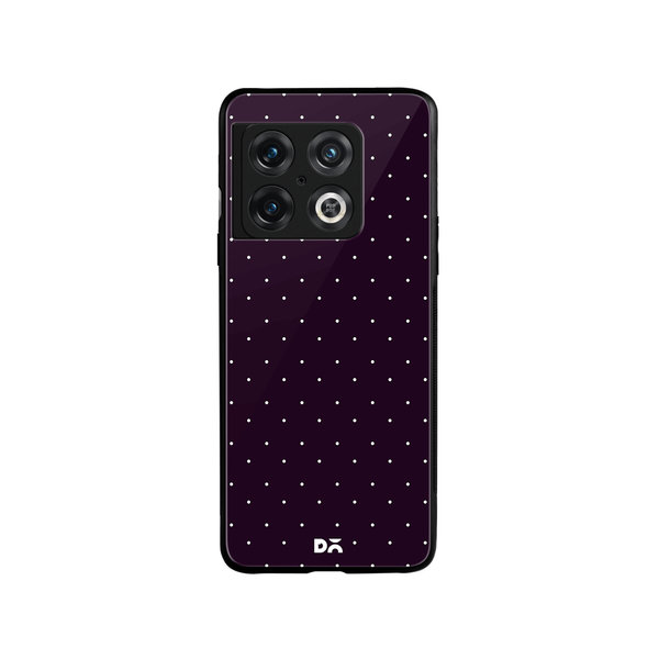 

DailyObjects Constellation Dots Plum Glass Case Cover For OnePlus 10 Pro