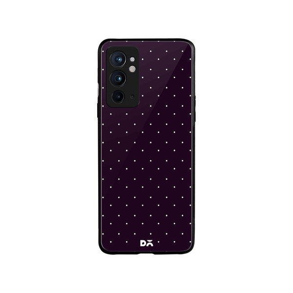 

DailyObjects Constellation Dots Plum Glass Case Cover For OnePlus 9RT