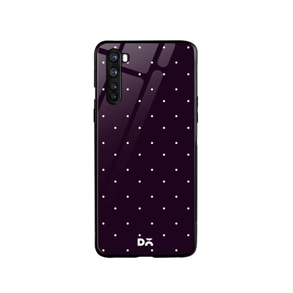 

DailyObjects Constellation Dots Plum Glass Case Cover For OnePlus Nord