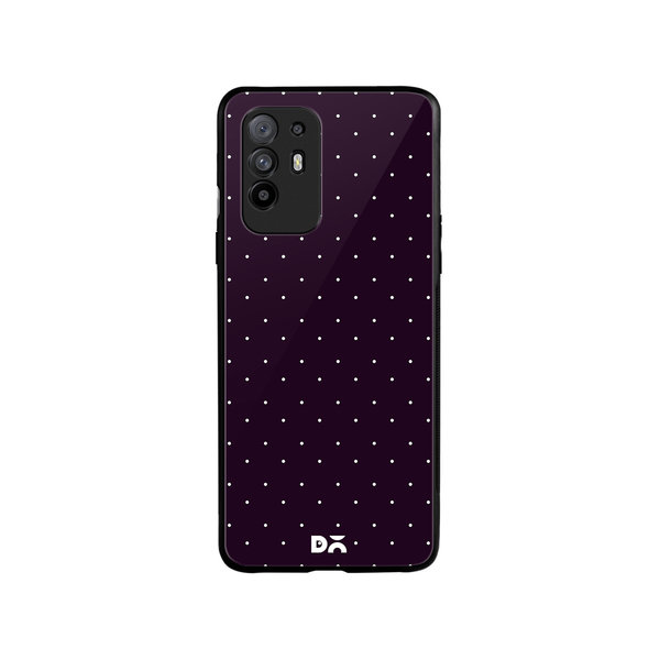 

DailyObjects Constellation Dots Plum Glass Case Cover For Oppo F19 Pro Plus