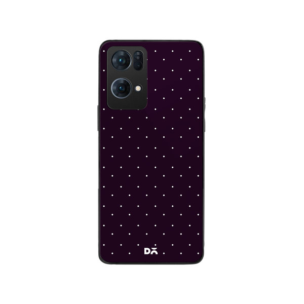 

DailyObjects Constellation Dots Plum Glass Case Cover For Oppo Reno 7 Pro