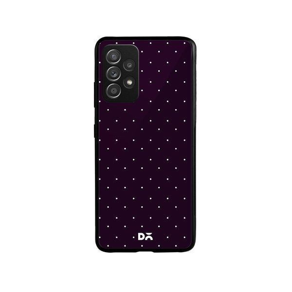 

DailyObjects Constellation Dots Plum Glass Case Cover For Samsung Galaxy A52