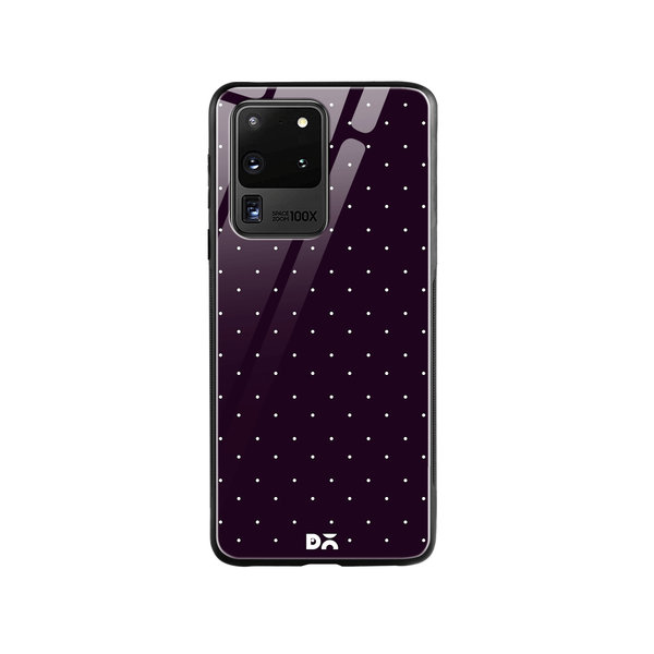 

DailyObjects Constellation Dots Plum Glass Case Cover For Samsung Galaxy S20 Ultra