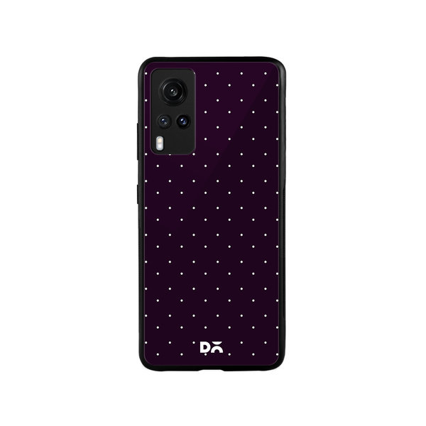 

DailyObjects Constellation Dots Plum Glass Case Cover For Vivo X60