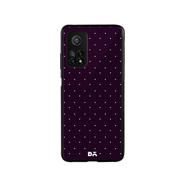

DailyObjects Constellation Dots Plum Glass Case Cover For Xiaomi Mi 10T