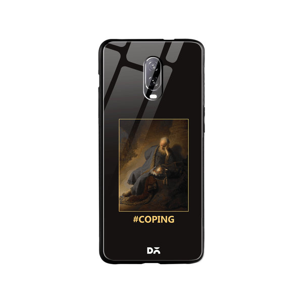 

DailyObjects Coping Glass Case Cover For OnePlus 7