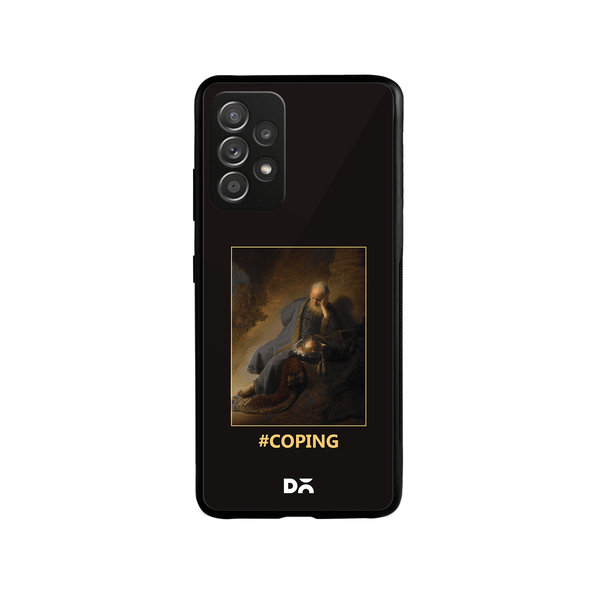 

DailyObjects Coping Glass Case Cover For Samsung Galaxy A52