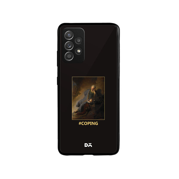 

DailyObjects Coping Glass Case Cover For Samsung Galaxy A73