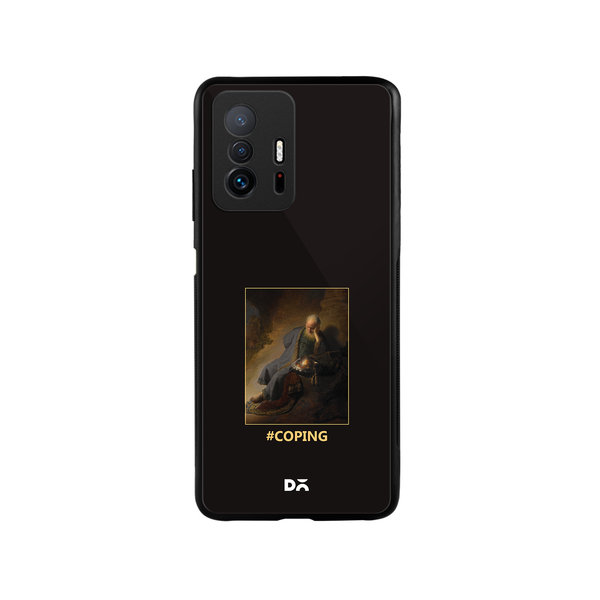 

DailyObjects Coping Glass Case Cover For Xiaomi 11T