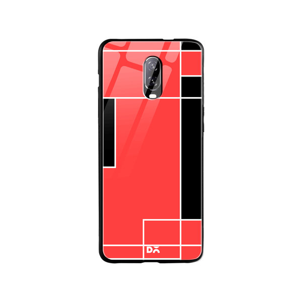 

DailyObjects Coral Blocks Glass Case Cover For OnePlus 7
