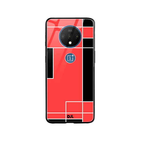 

DailyObjects Coral Blocks Glass Case Cover For OnePlus 7T