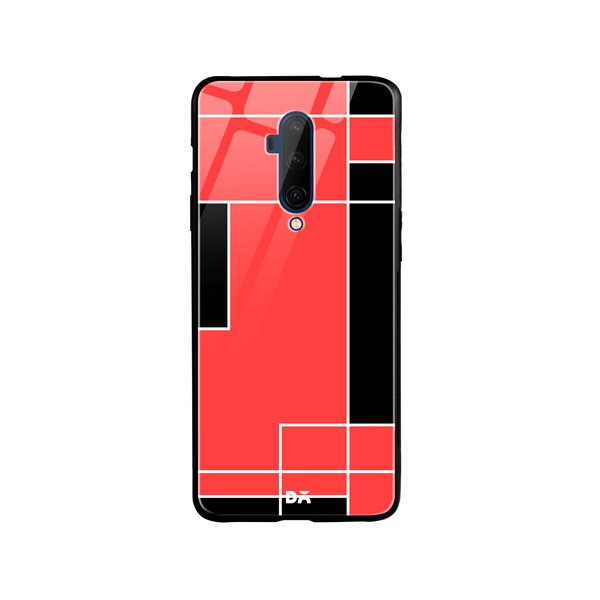 

DailyObjects Coral Blocks Glass Case Cover For OnePlus 7T Pro