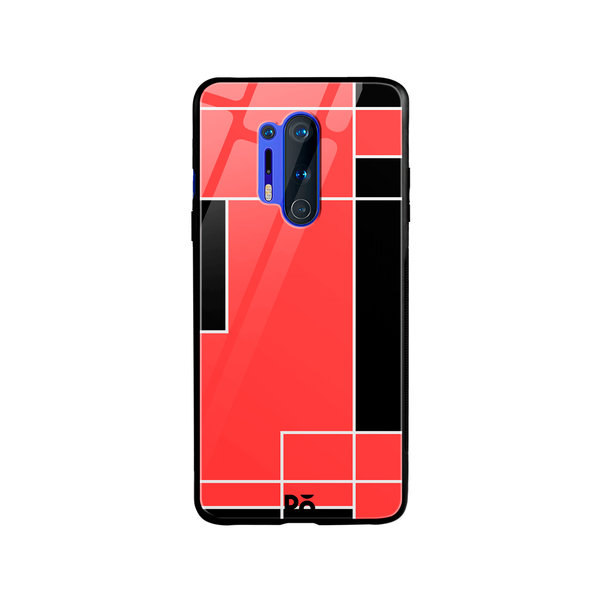 

DailyObjects Coral Blocks Glass Case Cover For OnePlus 8 Pro