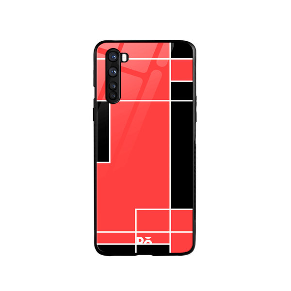 

DailyObjects Coral Blocks Glass Case Cover For OnePlus Nord
