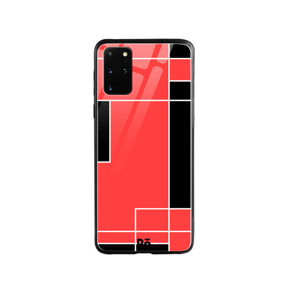 

DailyObjects Coral Blocks Glass Case Cover For Samsung Galaxy S20 Plus