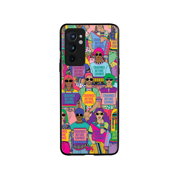 

DailyObjects Cravings Before Savings Glass Case Cover For OnePlus 9RT