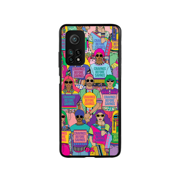 

DailyObjects Cravings Before Savings Glass Case Cover For Xiaomi Mi 10T