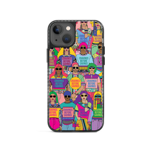 

DailyObjects Cravings Before Savings Stride 2.0 Case Cover For iPhone 14 Plus