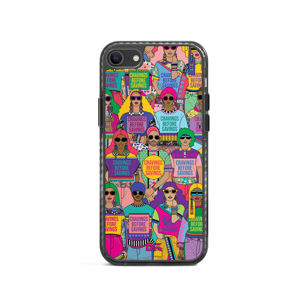 

DailyObjects Cravings Before Savings Stride 2.0 Case Cover For iPhone 8