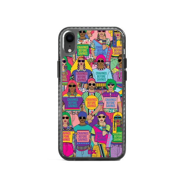 

DailyObjects Cravings Before Savings Stride 2.0 Case Cover For iPhone XR