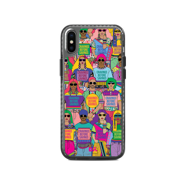 DailyObjects Cravings Before Savings Stride 2.0 Case Cover For iPhone XS