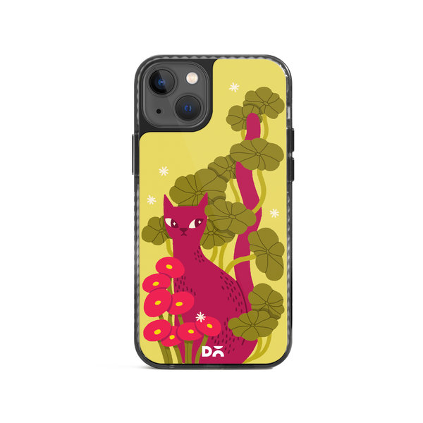 

DailyObjects Curious Cat Stride 2.0 Case Cover For iPhone 13 Mini