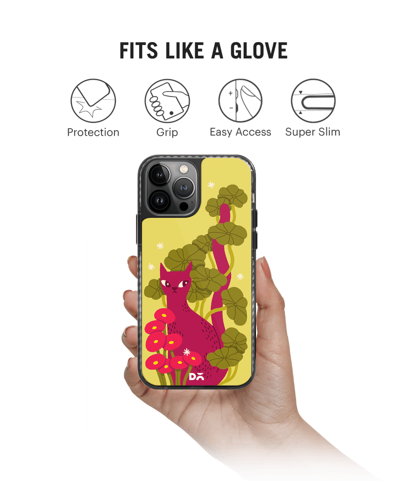 Curious Cat Stride MagSafe Case Cover For iPhone 15 Pro