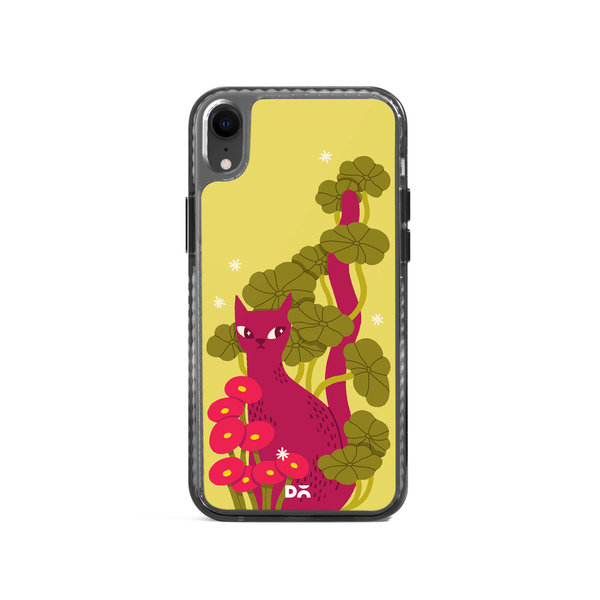 

DailyObjects Curious Cat Stride 2.0 Case Cover For iPhone XR