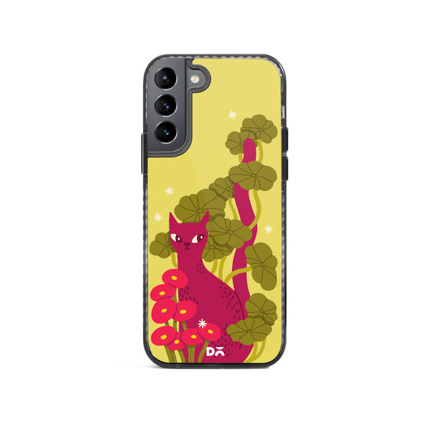 

DailyObjects Curious Cat Stride 2.0 Case Cover For Samsung Galaxy S21 FE