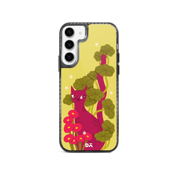 DailyObjects Curious Cat Stride 2.0 Case Cover For Samsung Galaxy S23 Plus
