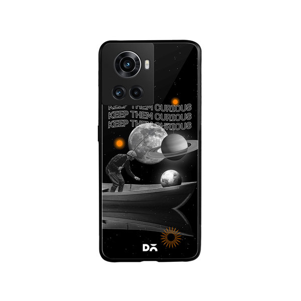 

DailyObjects Curious State of Mind Glass Case Cover For OnePlus 10R
