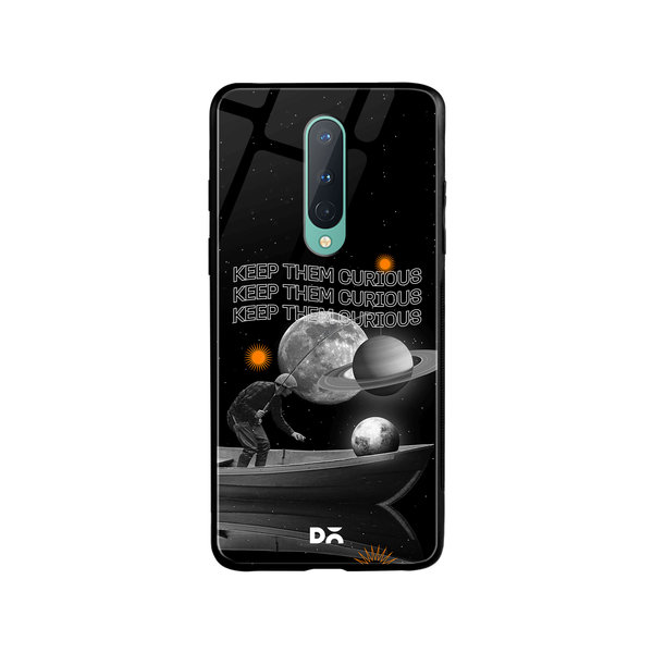 

DailyObjects Curious State of Mind Glass Case Cover For OnePlus 8