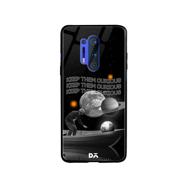 

DailyObjects Curious State of Mind Glass Case Cover For OnePlus 8 Pro