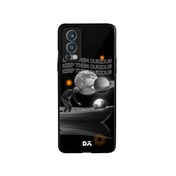 

DailyObjects Curious State of Mind Glass Case Cover For OnePlus Nord 2