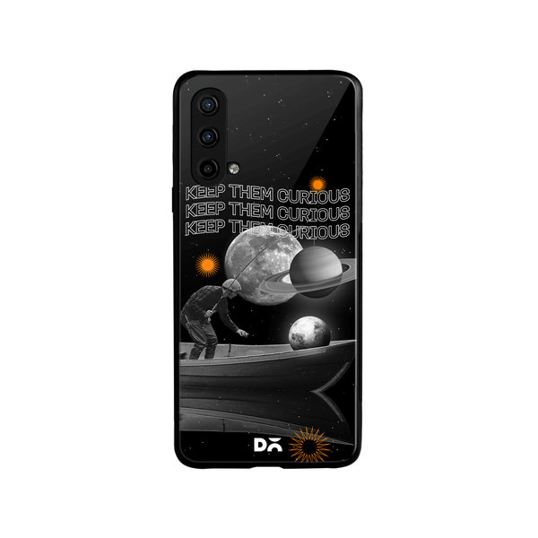 

DailyObjects Curious State of Mind Glass Case Cover For OnePlus Nord CE