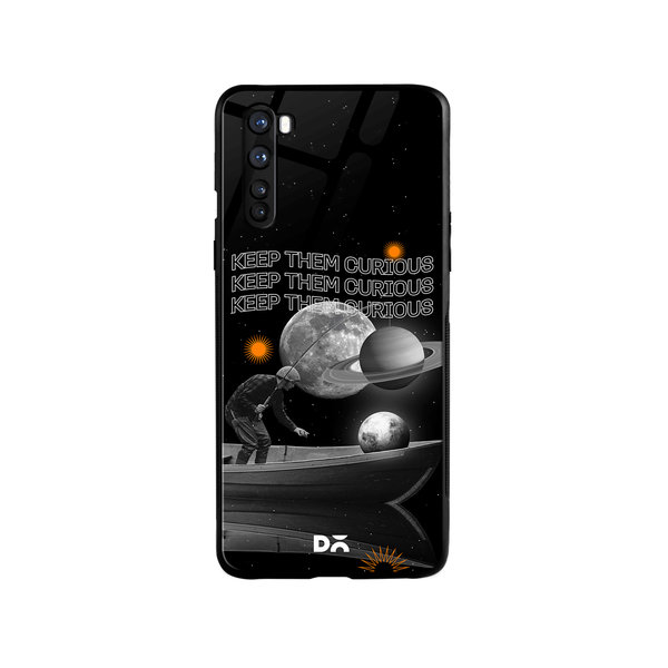 

DailyObjects Curious State of Mind Glass Case Cover For OnePlus Nord
