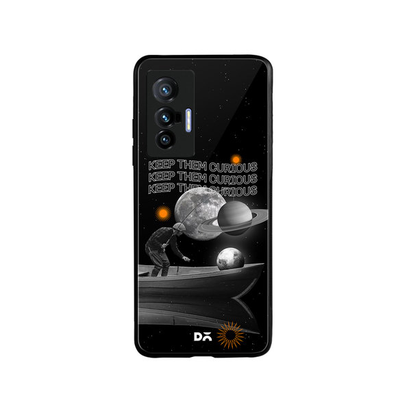 

DailyObjects Curious State of Mind Glass Case Cover For Vivo X70
