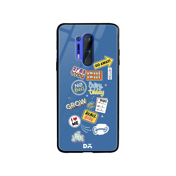 

DailyObjects Current Mood Glass Case Cover For OnePlus 8 Pro