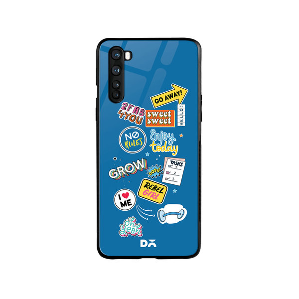 

DailyObjects Current Mood Glass Case Cover For OnePlus Nord