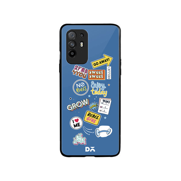 

DailyObjects Current Mood Glass Case Cover For Oppo F19 Pro Plus