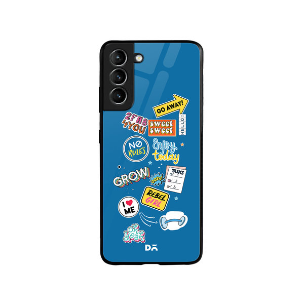 

DailyObjects Current Mood Glass Case Cover For Samsung Galaxy S21 FE