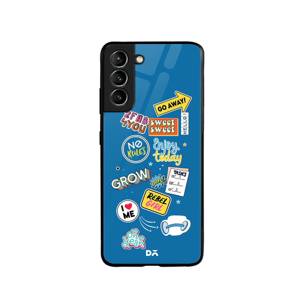 

DailyObjects Current Mood Glass Case Cover For Samsung Galaxy S21