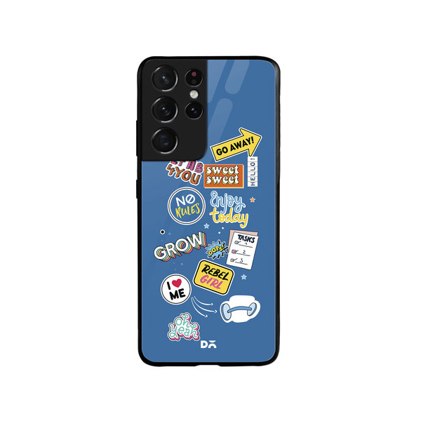 

DailyObjects Current Mood Glass Case Cover For Samsung Galaxy S21 Ultra