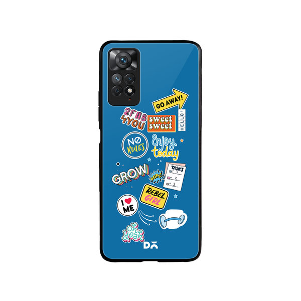

DailyObjects Current Mood Glass Case Cover For Xiaomi Redmi Note 11 Pro