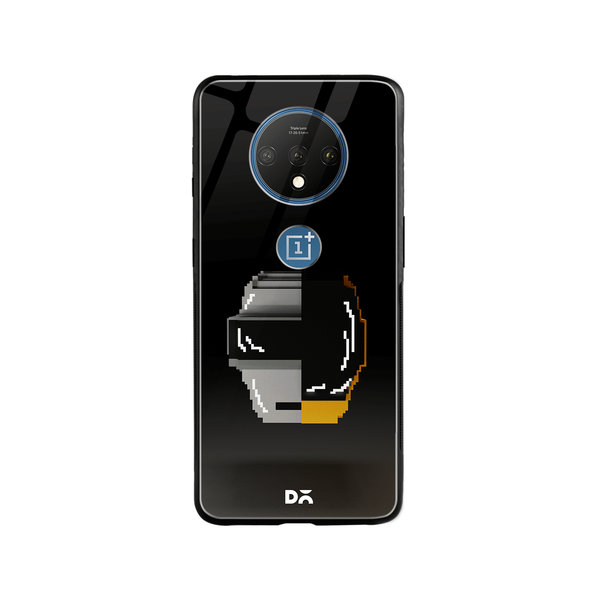 

DailyObjects Daf-Pnk Glass Case Cover For OnePlus 7T