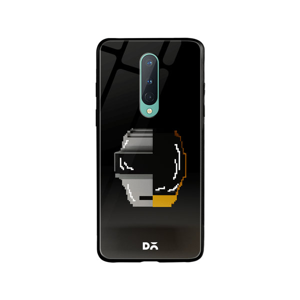 

DailyObjects Daf-Pnk Glass Case Cover For OnePlus 8