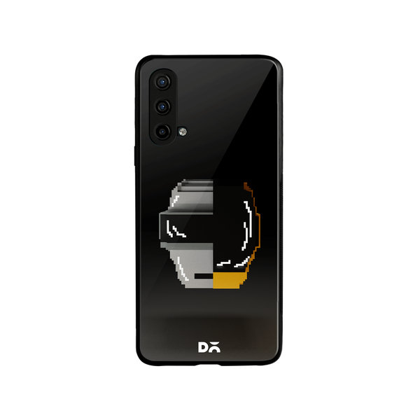 

DailyObjects Daf-Pnk Glass Case Cover For OnePlus Nord CE